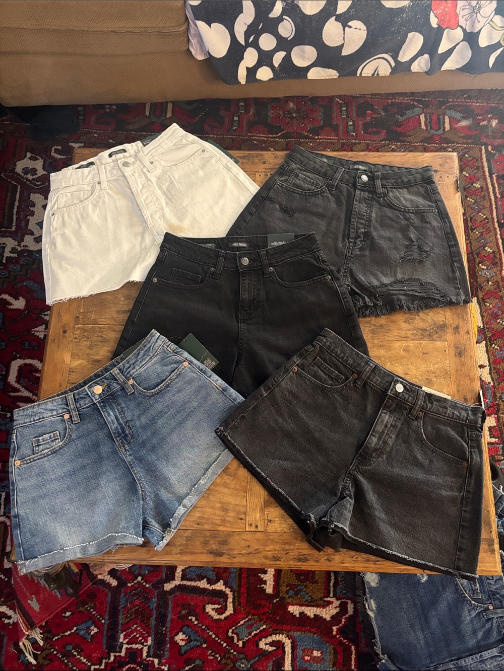 NWT Wild Fable High-Rise Cutoff Denim Shorts - Multiple Colors